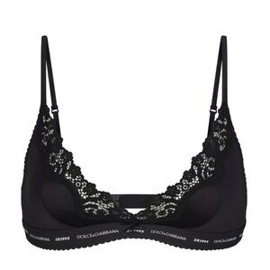Dolce & Gabbana c Skims Black Lace Bralette